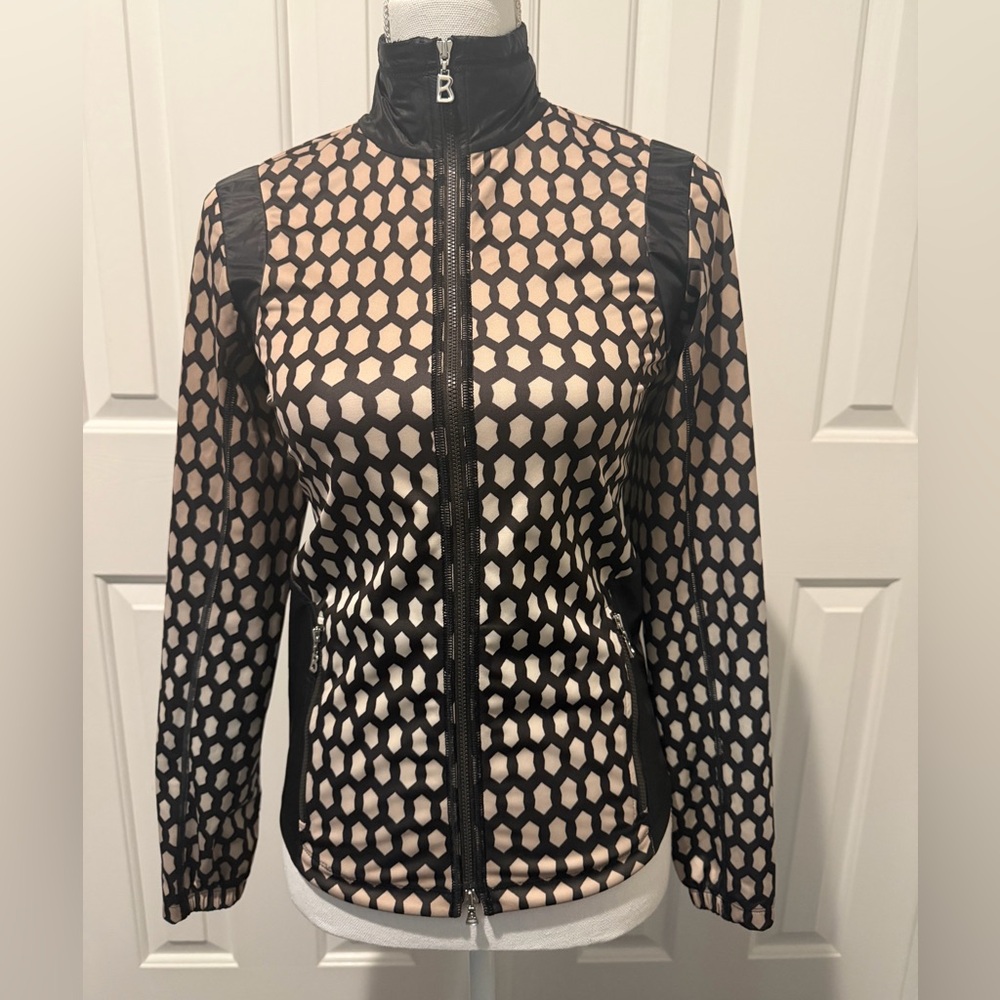 BOGNER Stylish Black and Cream Women's Jacket XS